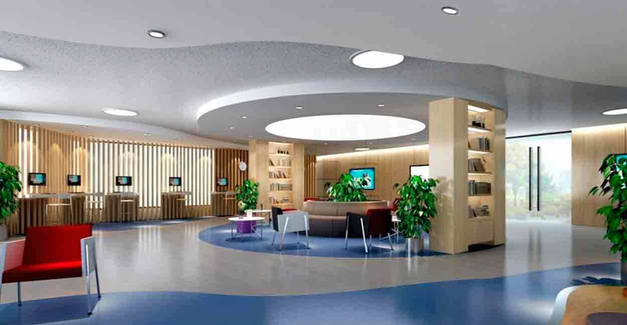 财经大学SI空间设计-留学生交流中心室内装修设计